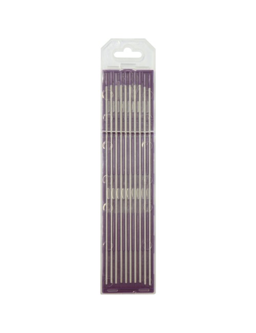 10 Electrodes - Tungsten E3 Ø1.6 - Purple (Ac/Dc - Aluminium/Steel)